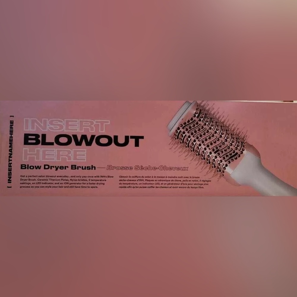 New Insert Name Here INH Blow Dryer Brush